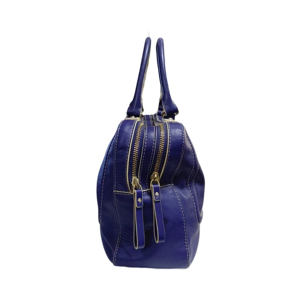Kate Spade Mott St. Riley Royal Blue Satchel Handbag